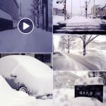福井市は大雪になっています