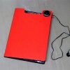 A4サイズのクリップボードに無給電ラジオを組込み - クリップボードラジオの試作品
