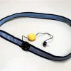 安全タスキに電源・電池不要なラジオを組込み - タスキフープラの試作品