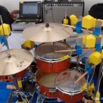 MUSICROBOTブースの様子 – さばえものづくり博覧会2018