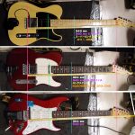 スーパーロングスケール(686mm) 24Flets Telecaster  vs.  ロングスケール(648mm)  22Flets Telecaster スケール長とピックアップ取付位置の関係