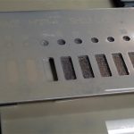 打楽器演奏ロボットの制御ユニットのパネル加工など