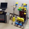 打楽器演奏ロボットIROPS-6号機の試作　カホン演奏ロボット (Pearl PCJ-633BB ベース)