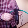 無給電ラジオフープラ(HOOPRA)に手回し発電機を内蔵した試作品　～手回しHOOPRA