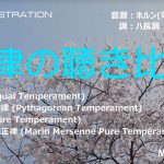 音律の聴き比べ動画の制作 ～ 明快！平均律と純正律の聴き比べ  /  平均律・純正律・ピタゴラス音律 ・メルセンヌ純正律　カデンツ – MUSICROBOT