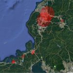 福井県内の中波AMラジオ放送の送信所と中継所 ～ 受信可能エリア