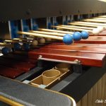 打楽器演奏ロボットIROPS-7号機の試作 マリンバ演奏ロボット Marimba robot(こおろぎ社のマリンバをベース)