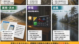 地上波ラジオを備えよう  ～防災啓発ポスター 第2弾～